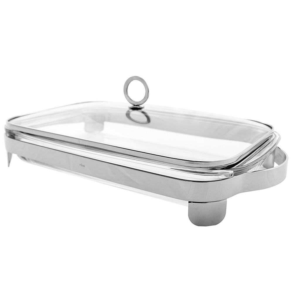 Large Sion Serving Plate Holder with Glass Lid 2.9L