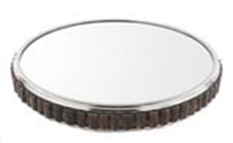 Bamboo Mirrored Tray - 36x4cm