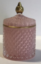 Glass Pink - Gold - 10,5 x 17,5 cm Candle