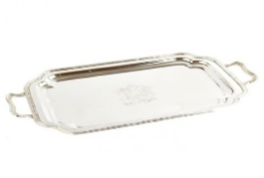Rectangular tray with handles 33*21,5