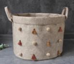 DECORATIVE ROUND ORGANIZER MEGA 25X29 CM