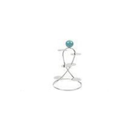 Silver Blue Ball Multi-Decor Stand 20x33cm